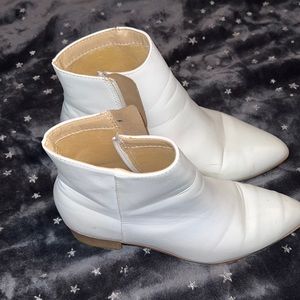 White booties